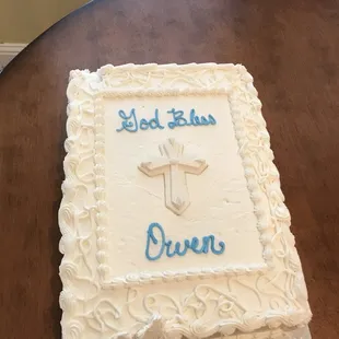 First communion cake
