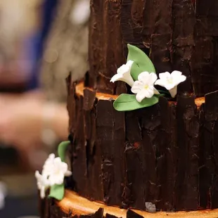 Chocolate Bark Tiered Cake