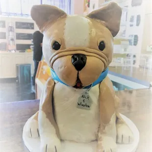 French Bulldog Cake
