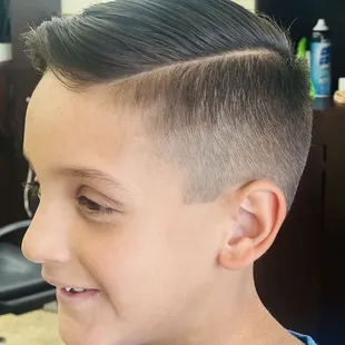 Excellent haircut for a handsome boy..!!! Fancy cuts #2 By AnaLucia .!