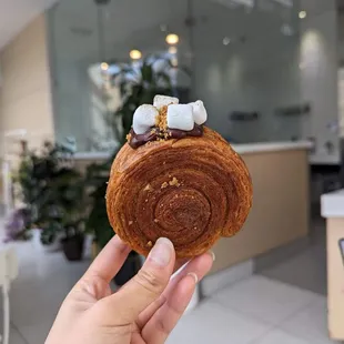 Smores spiral croissant ($7)