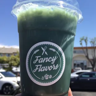 Butterfly Matcha Latte