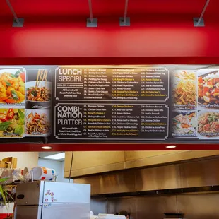 Restaurant special menu