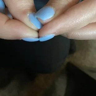 Difference in thickness of the nails (they were all different and some lopsided)