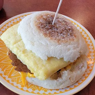 Breakfast Sandwich: A little small, but tasty!