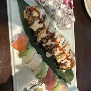 sashimi, sushi and sashimi, food, sushi