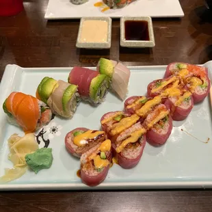 Rainbow roll &amp; Sweet Heart Roll