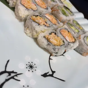 Crab/shrimp sushi &amp; the California roll