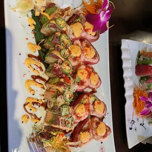 Sweet heart roll and Crazy Girl roll