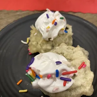 Complimentary fried Oreos