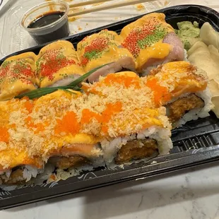 sushi, sashimi, sushi and sashimi, food