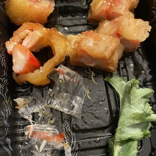 Plastic in holiday roll