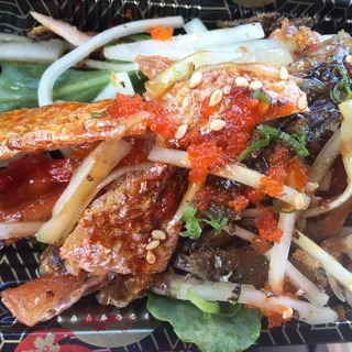 Salmon Skin Salad