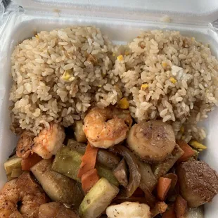 L6. Hibachi Combination Lunch