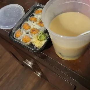 15. Fire Tuna Roll Lychee Favor Green Tea and Tonkotsu.  Ah is this what beauty tastes like