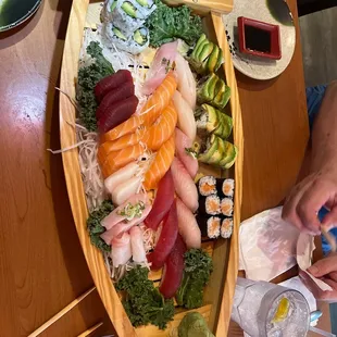 food, sushi and sashimi, sushi, sashimi