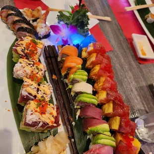 food, sushi, sashimi, sushi and sashimi