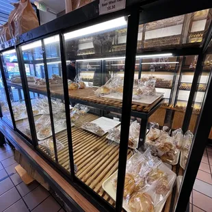 a bakery display case