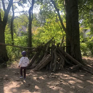 Nature area - leads to a short path