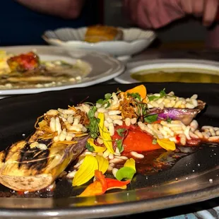 Grilled Heirloom Eggplant