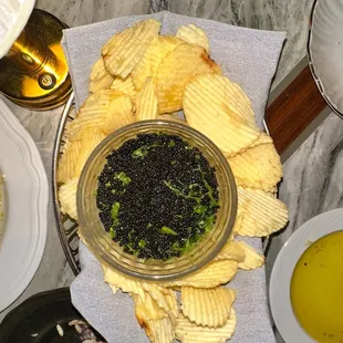 Sour Cream &amp; Onion Caviar Dip