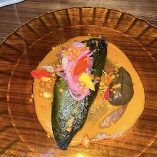 Stuffed Poblano Pepper