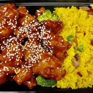 Sesame Chicken Dinner