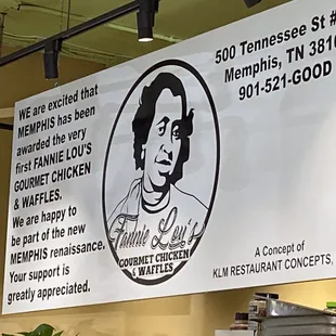 a sign for a restaurant