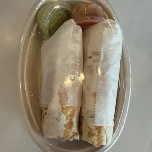 Chicken shawarma wrap