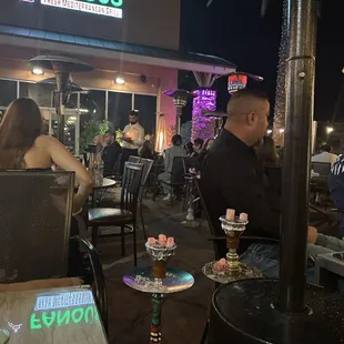 a view of the outside of a restaurant