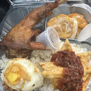 Nasi Padang Combo