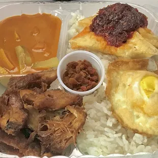 Nasi Padang Combo