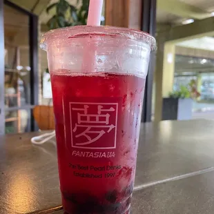 Strawberry Green Tea