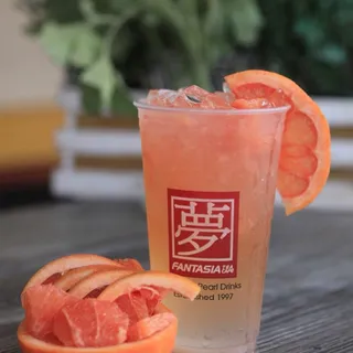 Fresh Grapefruit Green Tea (Sealed Can)