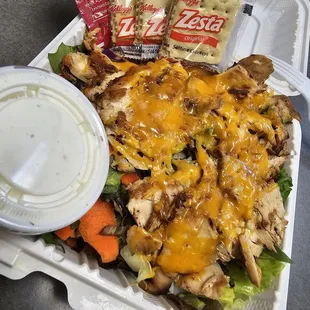 Chicken salad here at Fantastic Burger