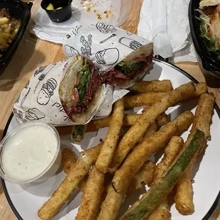 Pastrami and zucchini