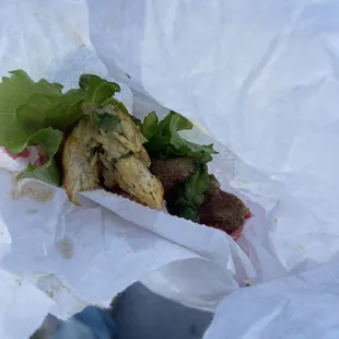 You can see the raw chicken even smell like raw chicken