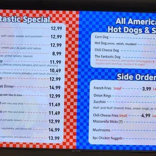 Menu as of 01/20/2024