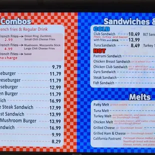 Menu as of 01/20/2024