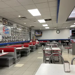 Inside the restaurant