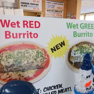 Wet Burrito  is  HUGE and Very Tasty