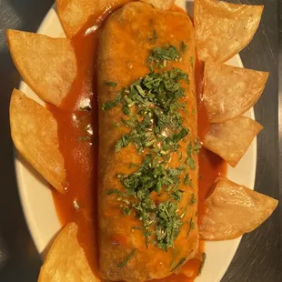 Wet Came Asada Burrito