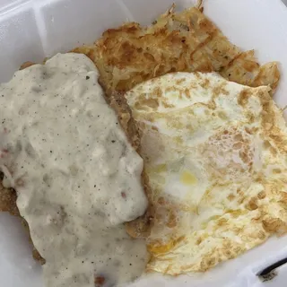 Country Fried Steak & Eggs