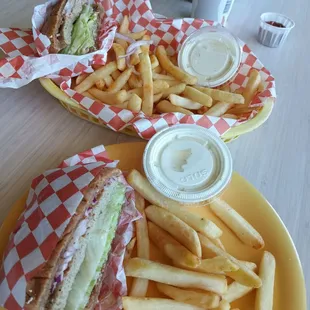 Split turkey Burger combo