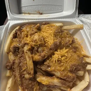 Chili cheese fries
