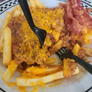 Chilli Cheese fries, very good