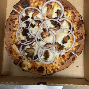 Chicken 65 Pizza