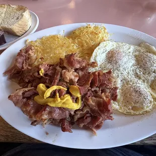 Pastrami and eggs!