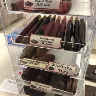 Great chocolate treats and friendly people.