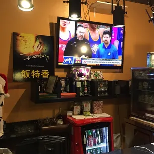 a star wars scene on the tv